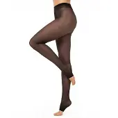Glamory Leotardos finos 'Toeless 20 Zehenfreie Strumpfhose' negro
