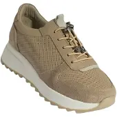 Desa Zapatillas deportivas bajas 'Trainer' marrón / blanco