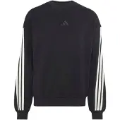 Adidas - Kit 3-Stripes Sweatshirt - Jerséis size L, negro