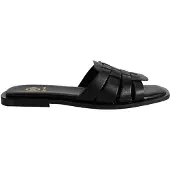 Desa Zapatos abiertos 'Hausschuhe' negro