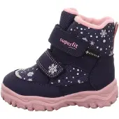 Superfit Botas de nieve 'Husky 1' marino / rosa / blanco
