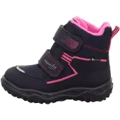 Superfit Botas de nieve 'HUSKY' navy / gris plateado / fucsia