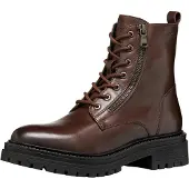 Geox Botines con cordones marrón oscuro