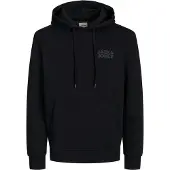 Jack & Jones Plus Sudadera 'JJECorp' gris / negro