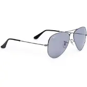 Ray-Ban Gafas de sol 'Aviator' gris plateado