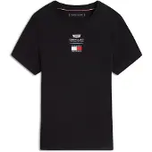 Tommy Hilfiger Camiseta 'TH x CF1' rojo cereza / negro / blanco