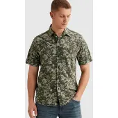 PME Legend Camisa 'Shirt in jersey piqué with allover print' verde