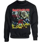 Iron Maiden Sudadera 'Number of the beast Sweatshirt' negro