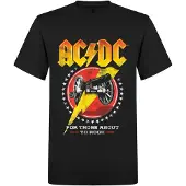 AC/DC Camiseta 'For those about to rock new T-Shirt' negro