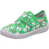 Superfit Zapatillas de casa 'Bill' amarillo / verde / negro / blanco