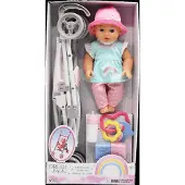 Happy Friend Muñeca Lotta 30cm With Stroller