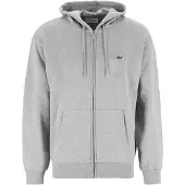 Lacoste Sudadera gris claro / verde