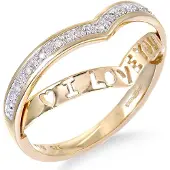 Diamant L'Eternel Anillo oro