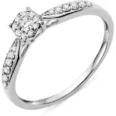 Diamant L'Eternel Anillo plata