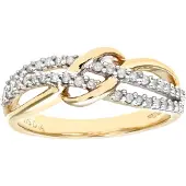 Diamant L'Eternel Anillo 'Eternity-Ring aus 375 Gelbgold mit Diamant' oro