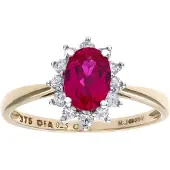 Diamant L'Eternel Anillo oro