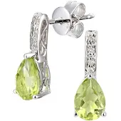 Diamant L'Eternel Pendientes plata