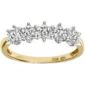Diamant L'Eternel Anillo 'Eternity' oro