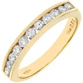 Diamant L'Eternel Anillo 'Eternity-Ring aus 375 Gelbgold mit Diamant' oro