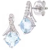 Diamant L'Eternel Pendientes plata