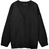 Vero moda Cárdigan talla grande negro