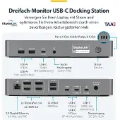 StarTech.com Docking Station Dk30c2dpeprue