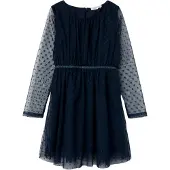 Name it Vestido 'NKFVabos' azul ahumado / azul noche
