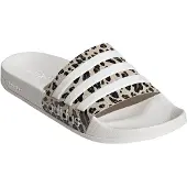 Adidas Zapatos abiertos 'Adilette Shower' beige / negro / blanco