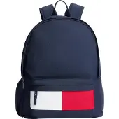Tommy Hilfiger Mochila 'Essential' navy / rojo cereza / blanco