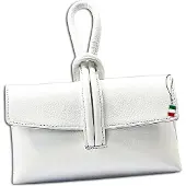 DrachenLeder Bolso de mano blanco