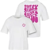 Mister tee Camiseta 'Everything's Nice' rosa / blanco
