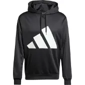Adidas Chándal 'BIG LOGO HOODED' negro / blanco