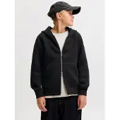 Jack & Jones Junior Sudadera con cremallera 'JCOLegacy' negro