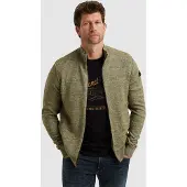 PME Legend Jersey 'Cardigan with zipper closure' verde