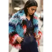 Desigual , Abrigo diseñado por Mr. Christian Lacroix, Mujer, S