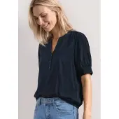 Street One Blusa azul oscuro