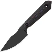 Kizer Cutlery Cuchillo Mini Harpoon S45VN, Fat Carbon, Black DLC