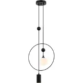 ITALUX TROSTI PND-428892-BK, lámpara colgante