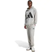 Adidas Chándal 'BIG LOGO HOODED' gris / negro