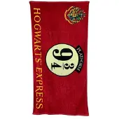 Groovy Toalla De Algodón Express 9 3/4 Harry Potter Hogwarts
