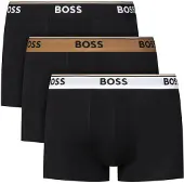 BOSS Calzoncillo boxer 'Power' brocado / negro / blanco