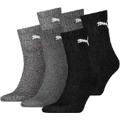 Puma Calcetines deportivos gris oscuro / negro / blanco