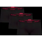 HUGO Calzoncillo boxer rojo / negro