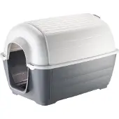 Ferplast , refugio para perros para exteriores, modelo Kenny 01, resistente a los rayos UV, 50 x 78 x 50 cm (alto)