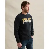PME Legend Sudadera 'Sweatshirt in 100% cotton with print' azul oscuro
