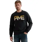 PME Legend Sudadera 'Sweatshirt in 100% cotton with print' azul oscuro