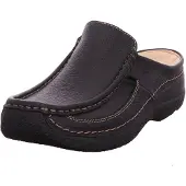 Wolky Zapatos abiertos 'Pantolette Damen 620270 Glattleder in schwarz' negro