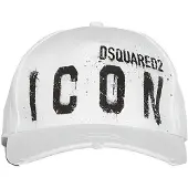 Dsquared2 Gorra 'ICON SPRAY' blanco