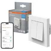 Osram SMART+ Interruptor doble WiFi, 230 V, blanco, mate