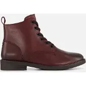 Marco Tozzi Botines con cordones burdeos